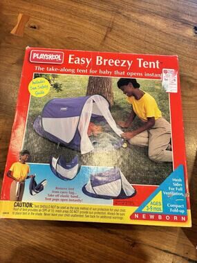 NOS 90s Playskool Easy Breezy Baby Tent Newborn